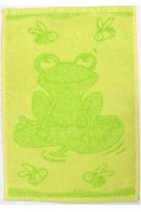 Obrázok pre Detský froté uterák 100 % bavlna, 400 g/m2 - ZELENÁ ŽABA