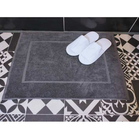 Obrázok pre Hotelová kúpeľňová predložka 750 gr/m2 tmavo sivá 100% bavlna