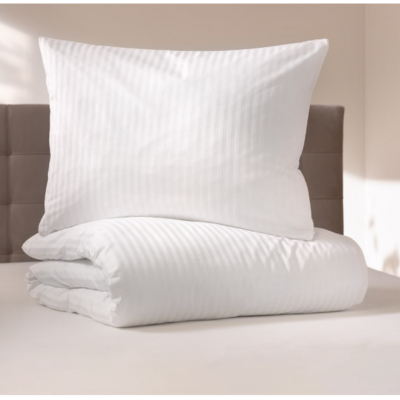 Obrázok pre Hotelová posteľná bielizeň ATLAS GRÁDL COMFORT 4 mm pásik SET 140 g/m2 100% česaná bavlna