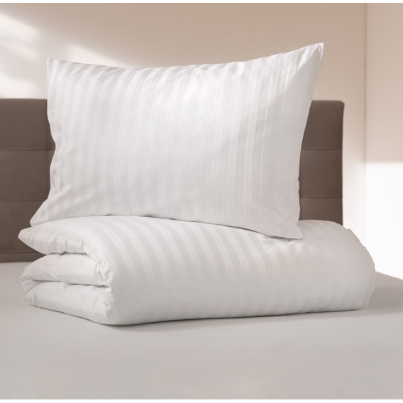 Obrázok pre Hotelová posteľná bielizeň ATLAS GRÁDL COMFORT 20 mm pásik SET 140 g/m2 100% česaná bavlna