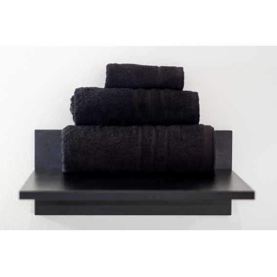 Obrázok pre Hotelový uterák, osuška 500 g/m2 COMFORT čierny 100% bavlna
